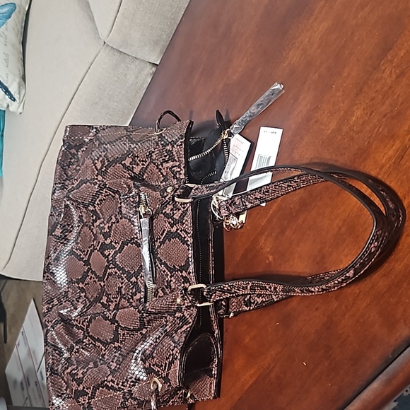 JESSICA SIMPSON,animal print shoulder bag,nwt - Picture 9 of 12